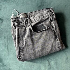 Agolde '90s pinch jeans in gray/cropped